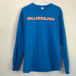 Billie Eilish blue long sleeve